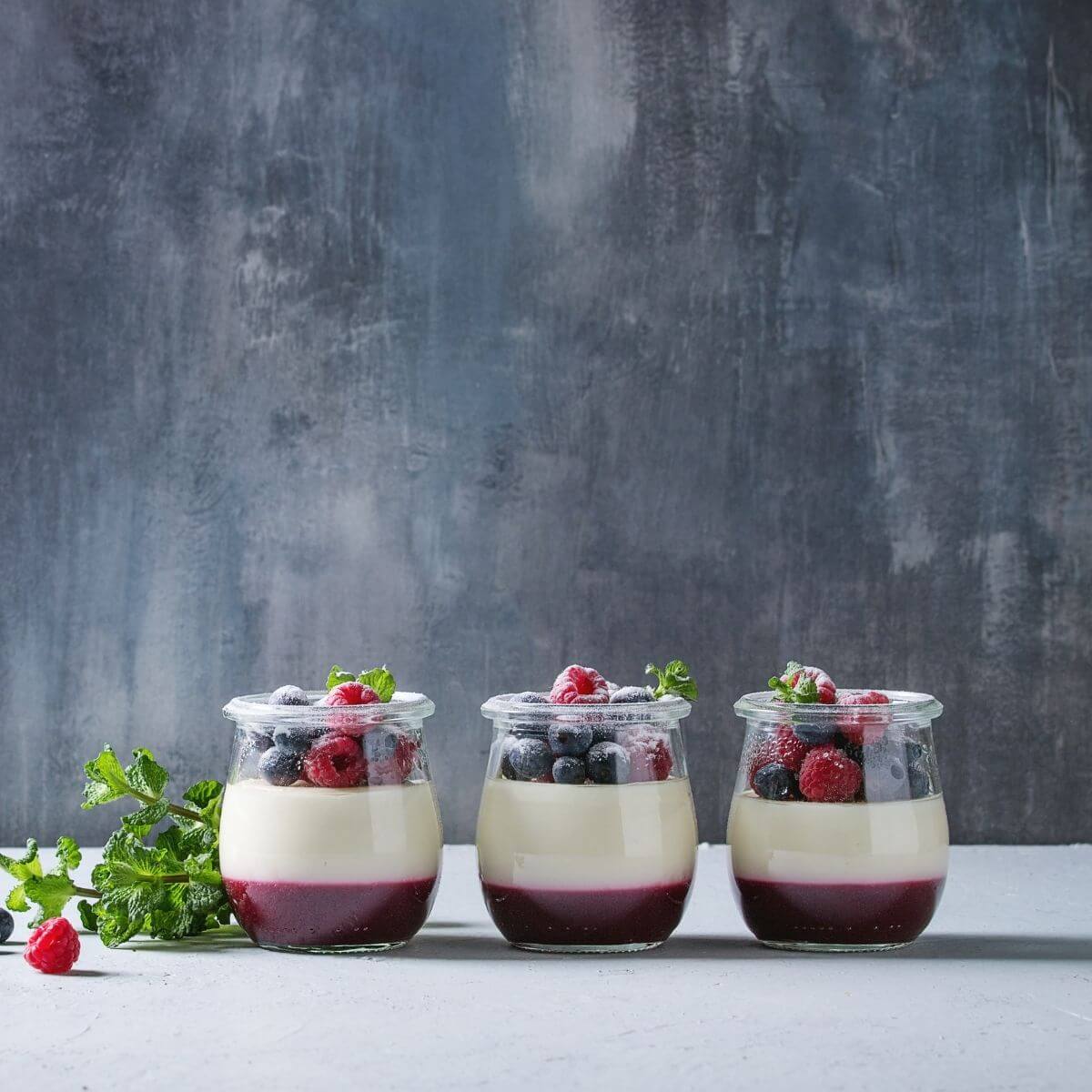 Panna Cotta ai frutti di bosco