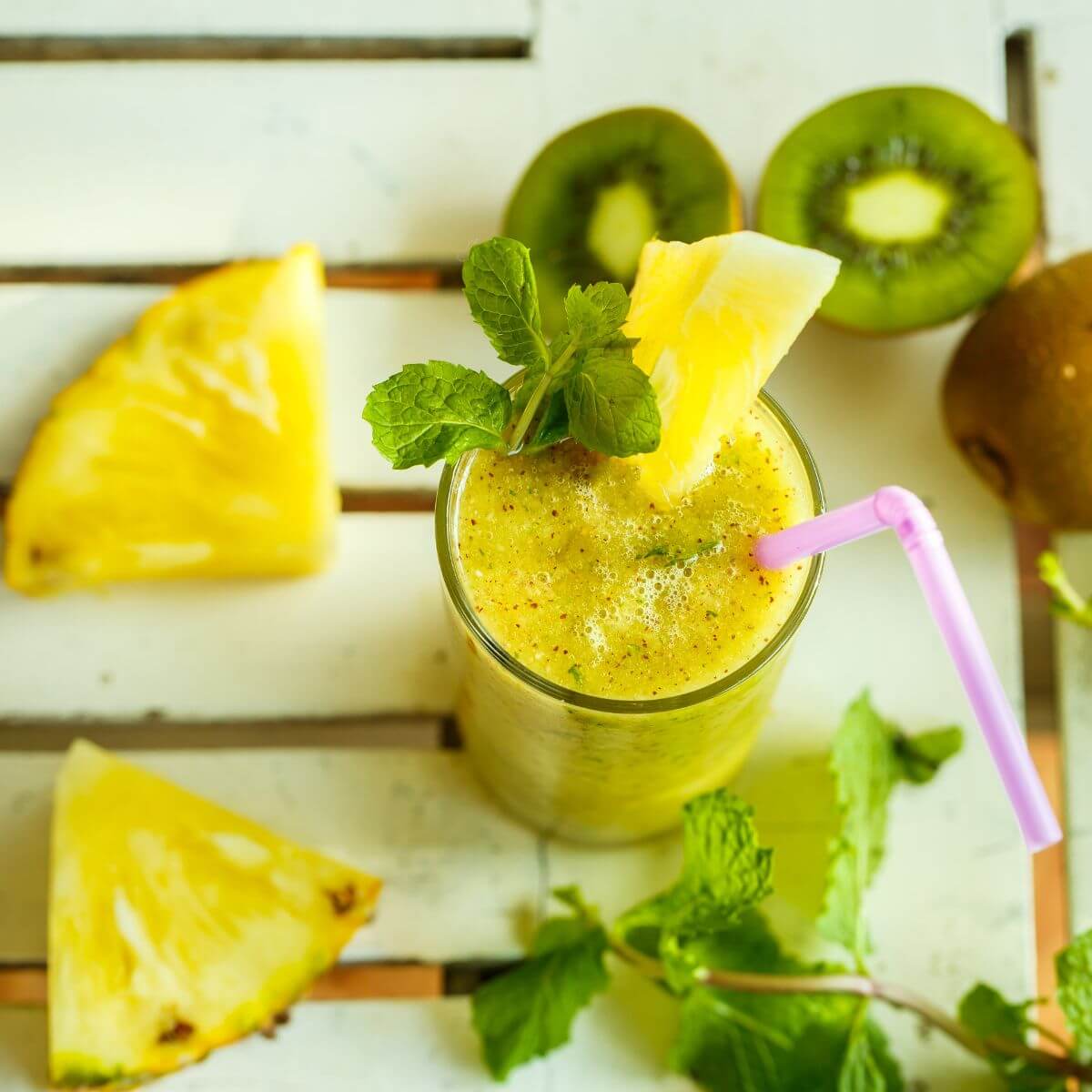 Smoothie Ananas-Kiwi